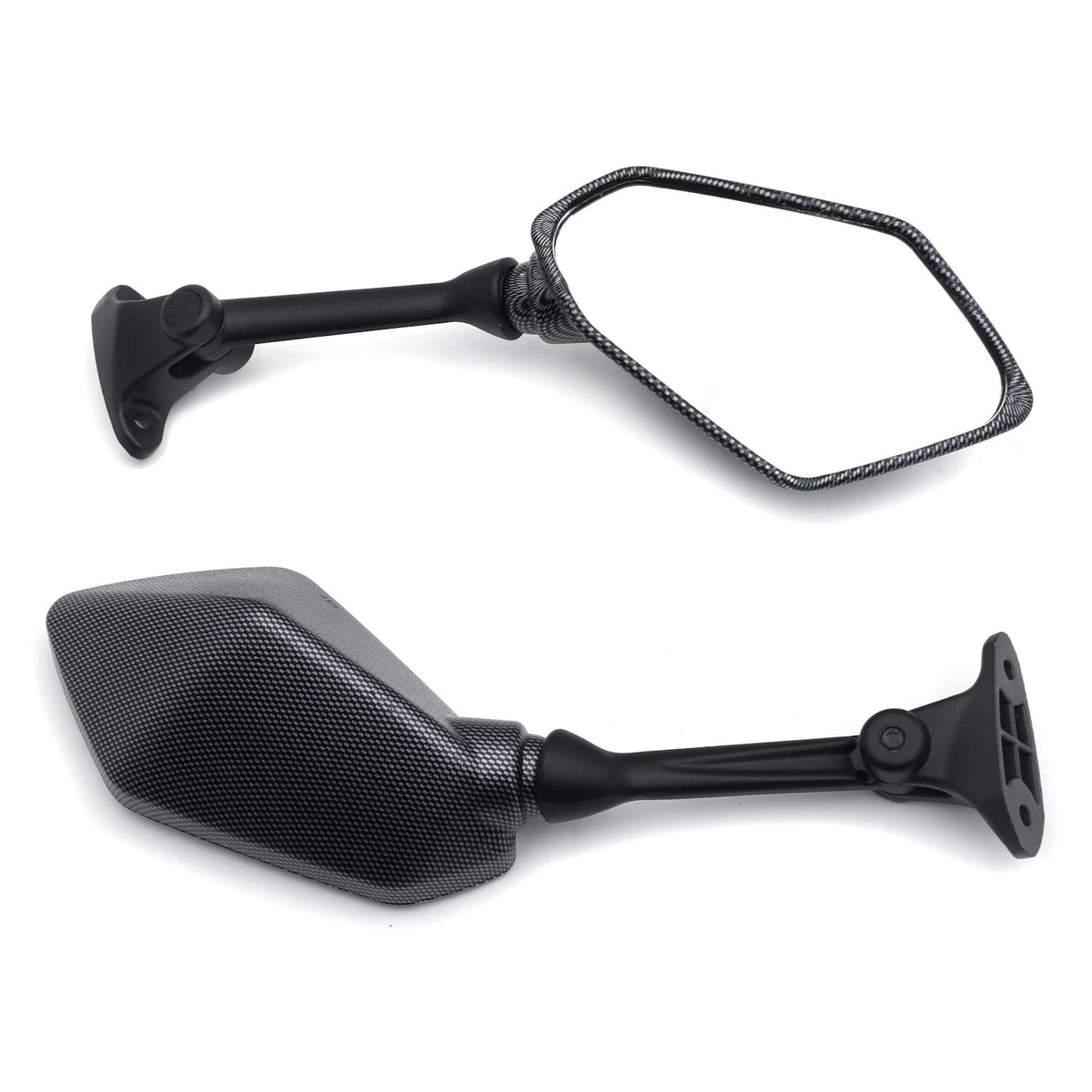 Replacement Mirror for Kawasaki ZX-R/ZX636 (2009–2012) Carbon Fiber
