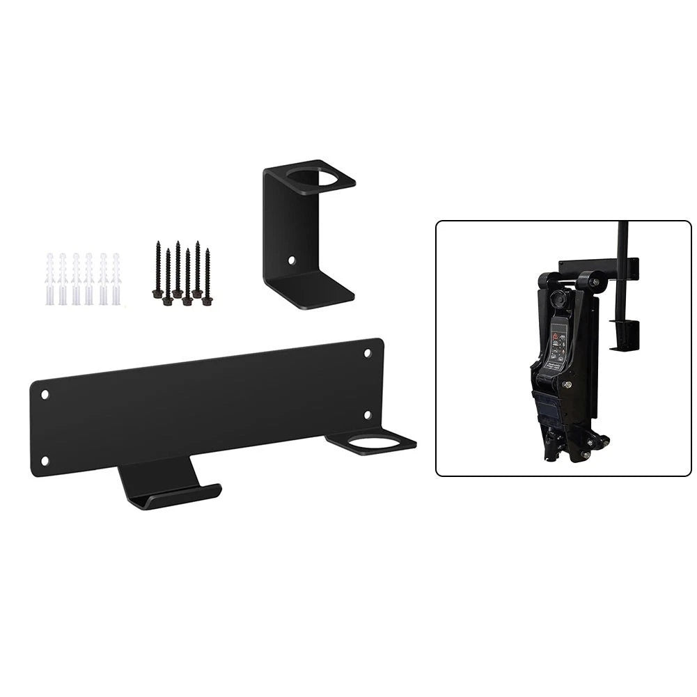 Wall Mounted Organizer Rack for Floor Jack and Garage Tool Stand Storage