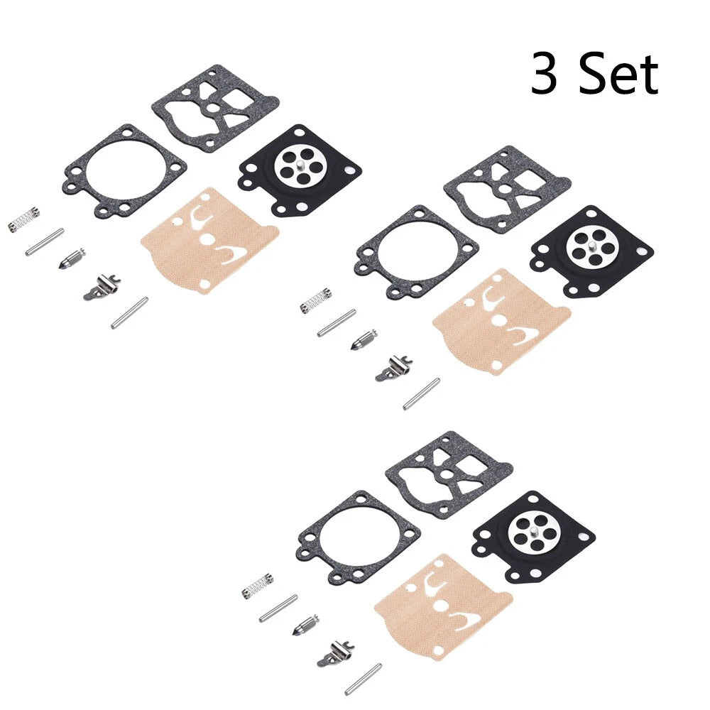Set of 3 Carburetor Repair Kits for Stihl 021 023 MS210 MS230 (Walbro K11-WAT)