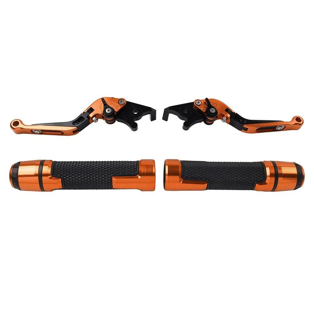 Folding Extendable Brake Clutch Lever Grip Set for Suzuki DL1000 (2002–2023)