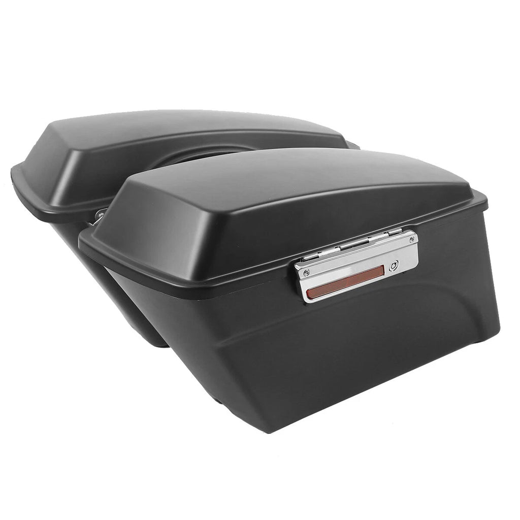Hard Saddle Bags with Conversion Brackets for Harley Softail Fatboy (1986–2017)