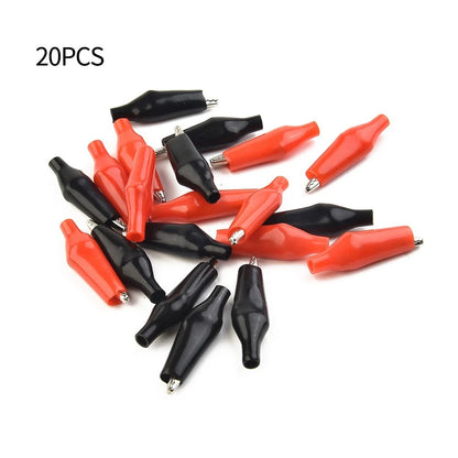 20pcs Soft Plastic Coating Tester Clips for Automotive Electrical Testing