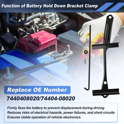 Battery Hold Down J Bolt with 304 Stainless Steel for Toyota Sienna (2004–2020)