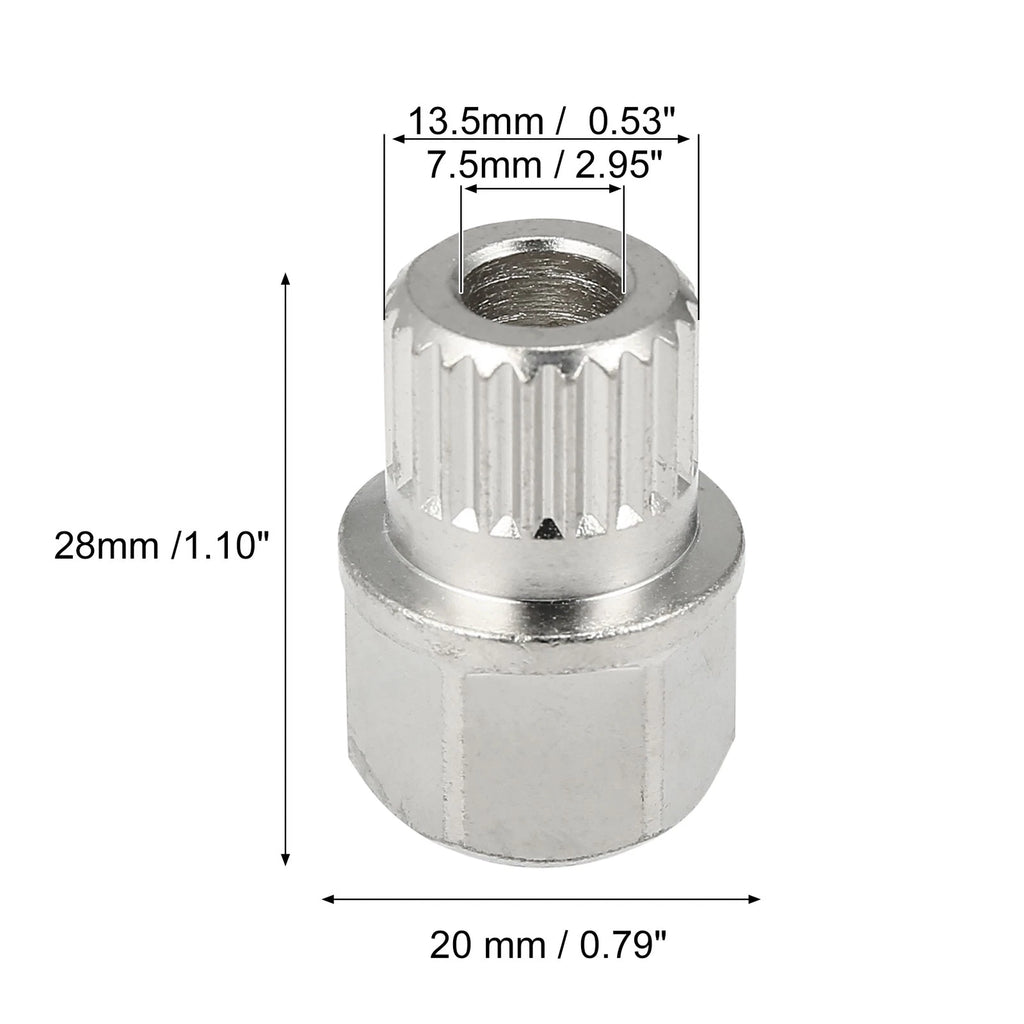 Anti Theft Wheel Lock Lug Nut Key Removal for BMW (2010–2024)