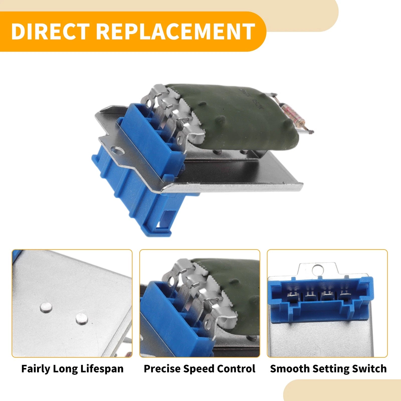 HVAC Blower Motor Resistor Replacement for Audi A6 (2001–2007)