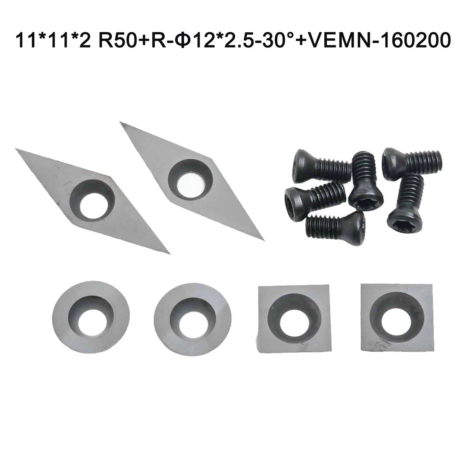 Carbide Cutters Insert Set for Turning Tasks