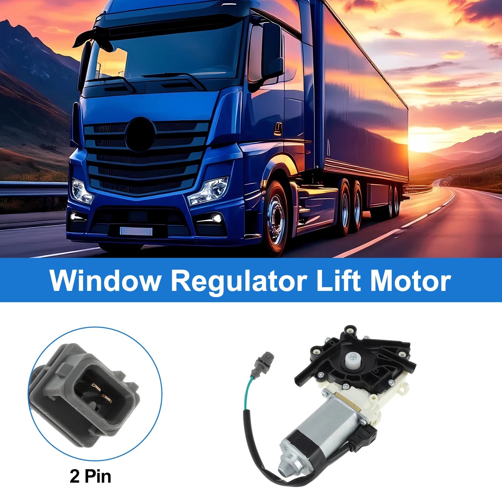 Power Window Regulator Lift Motor Replacement for Mercedes-Benz Atego Axor (2005–2014)