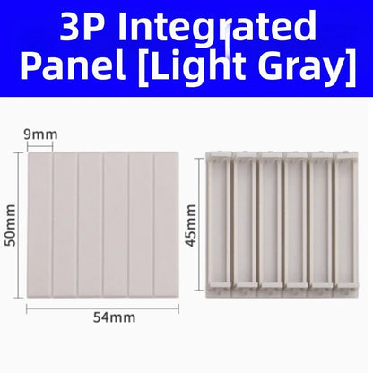 Panel Slot Covers for DIY Electrical Parts (Pre-Cut Module Fit)