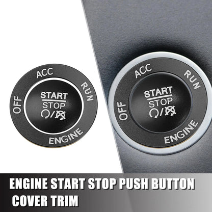 Push Start Button Cover Kit for Dodge Charger Challenger (2015–2023)