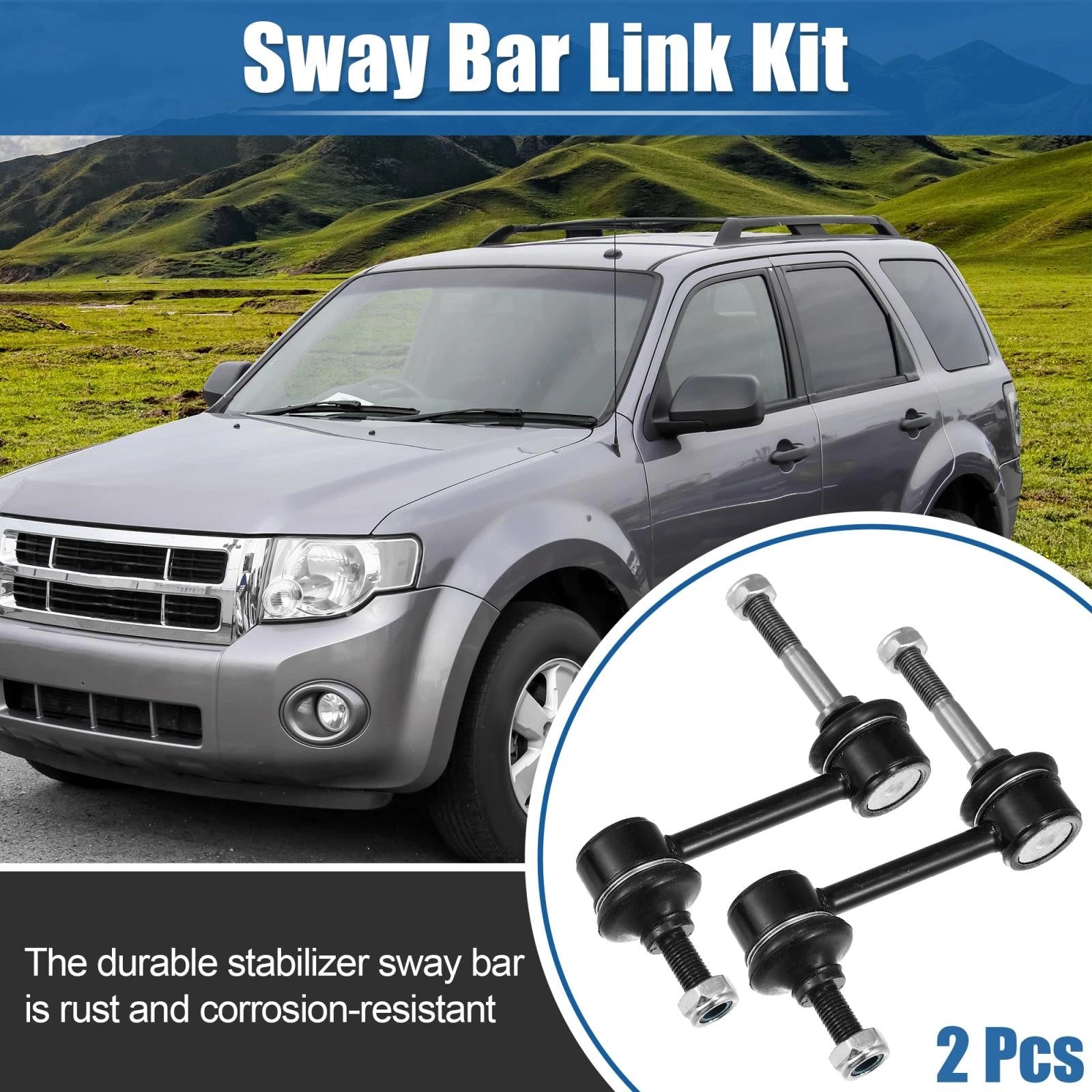 2PC Rear Sway Bar Links Replacement for Ford Mercury Mazda (1996–2008)