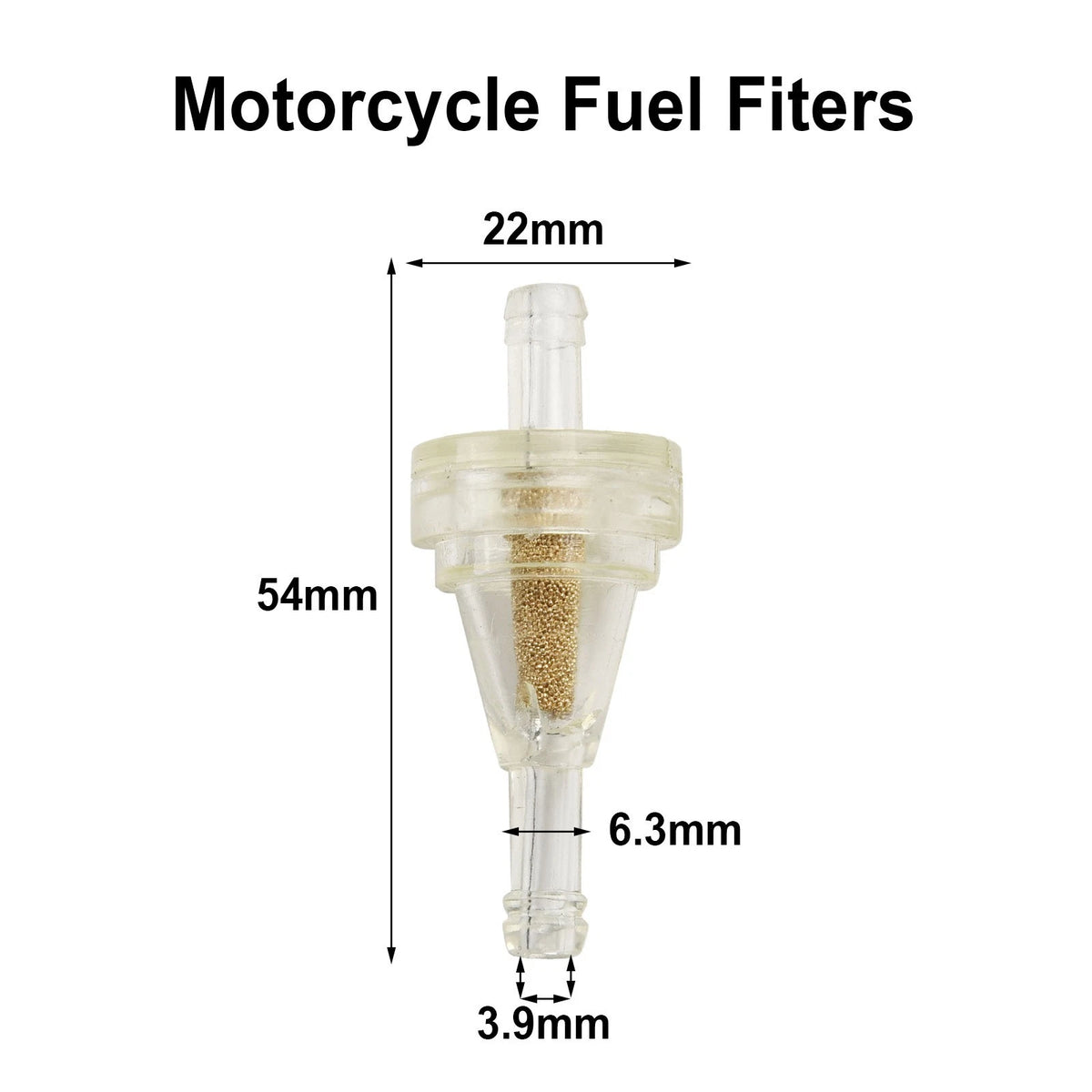 Fuel Filter for Lawn Mowers (1/4" Fuel Line)