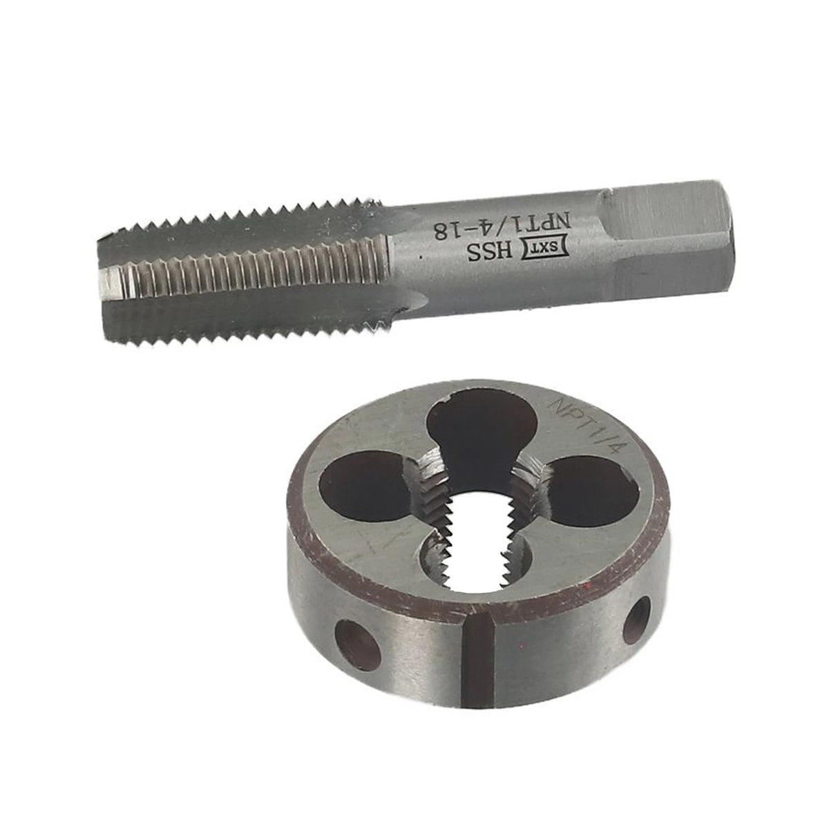 Set of 4 Tap Die Tools for Metalworking