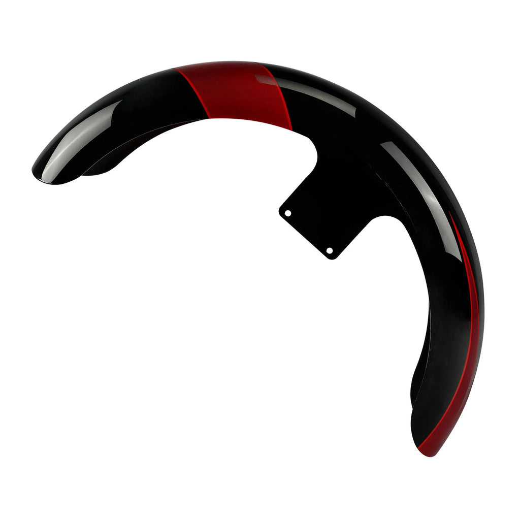 21" Front Fender for Harley Electra Glide (1997–2013) Starfire Black/Atomic Red
