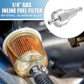 Universal Gas Inline Fuel Filter 6mm OD for ATV (Universal)