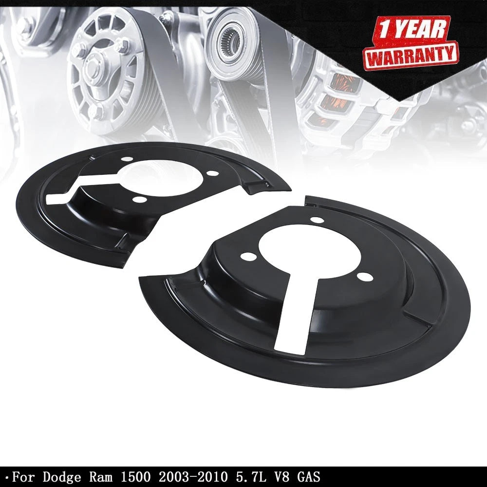 Set of 2 Brake Dust Shields for Ram 1500 (2011–2018)