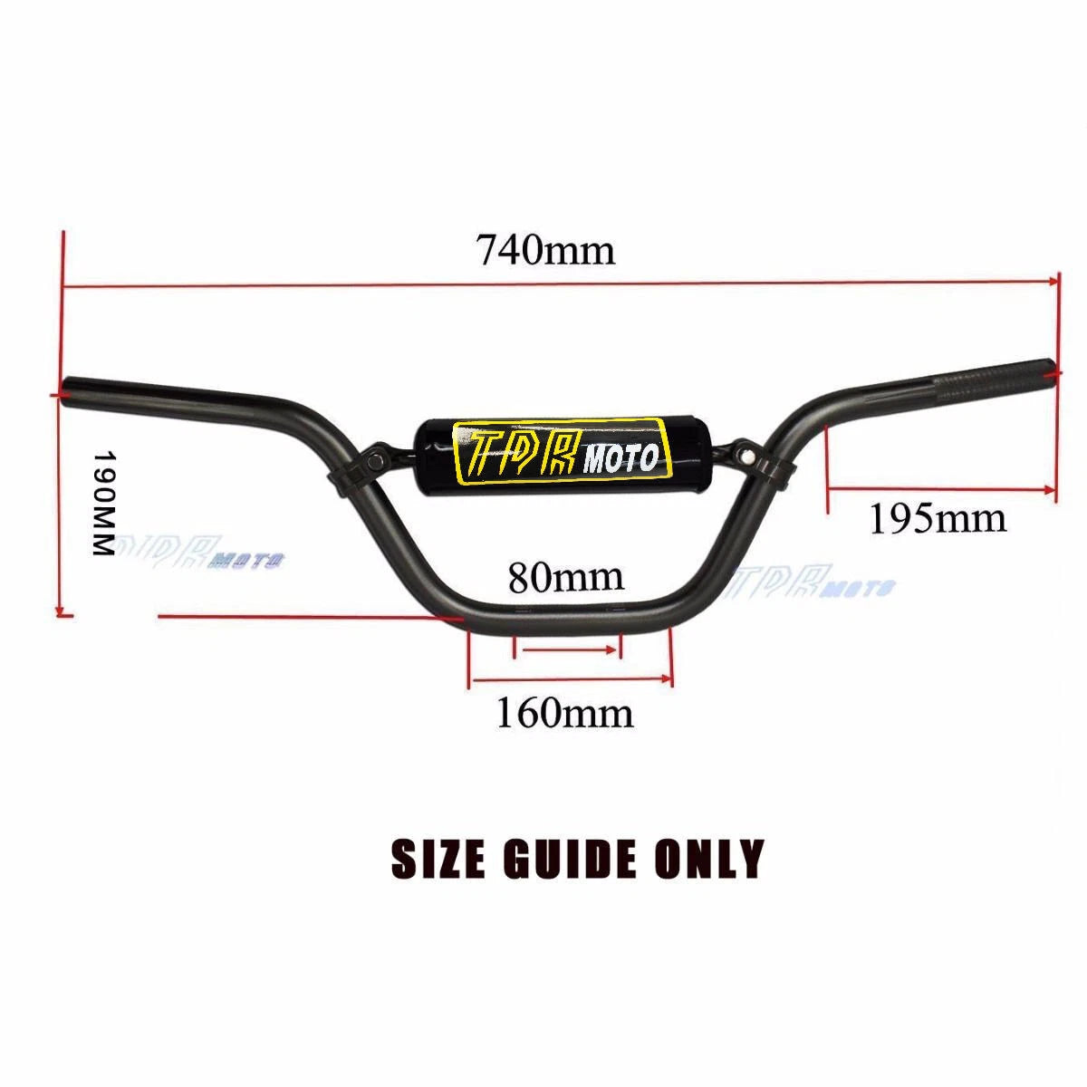 7/8" Handle Bar for Atomik Thumpstar TDR Pitpro ATV Motorcycles (No Years Specified)