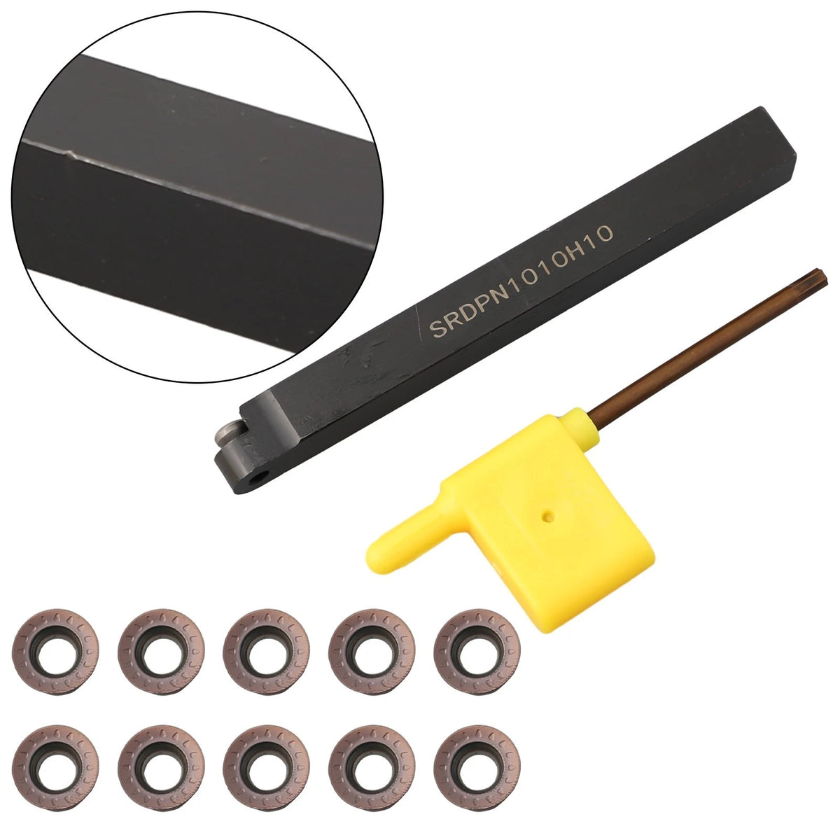 10PCS RPMT10T3MO Turning Tools for Consistent Cutting
