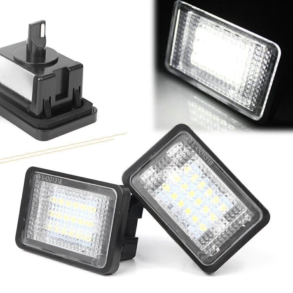 2X LED License Plate Light for Mercedes Benz GLK X204 GLK350 (2008–2015)