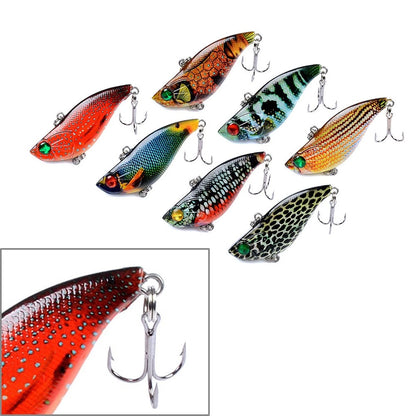 7PCS Minnow Crankbaits 5.8cm Fishing Lures with Hooks