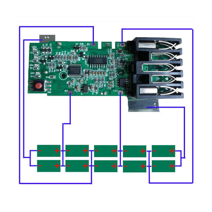 18V Li-ion Battery Chip PCB Protection Circuit Board for Milwaukee M18 (2012–2023)
