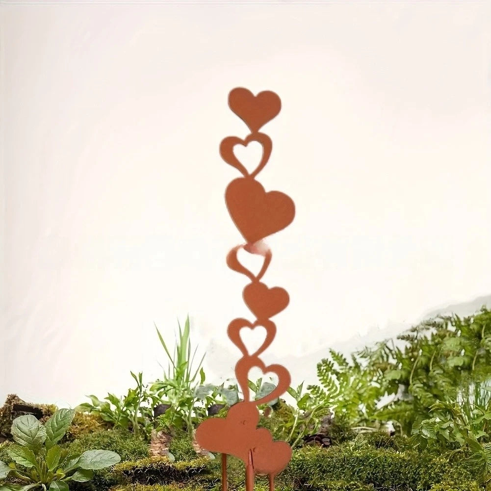 Garden Stake Metal Art Decor for Outdoor Yard