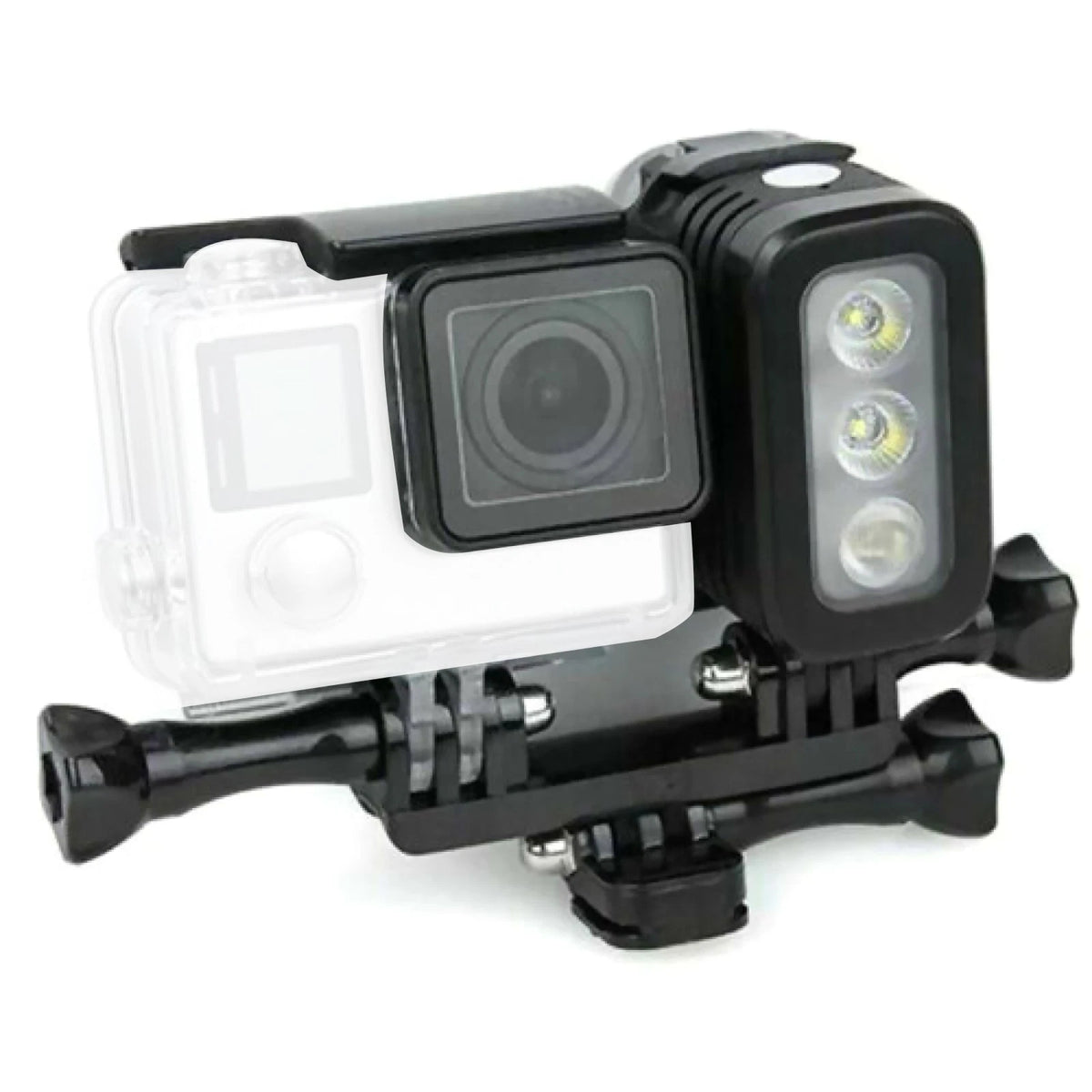 30M Waterproof LED Light for GoPro Hero 10/9/8/7/6/5