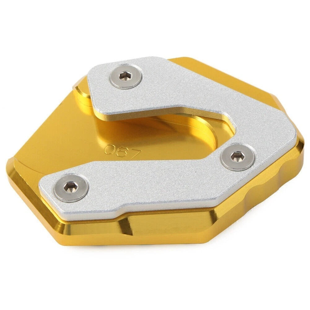 Side Stand Pad Extension for Yamaha MT09 Tracer (2015–2017) CNC Gold