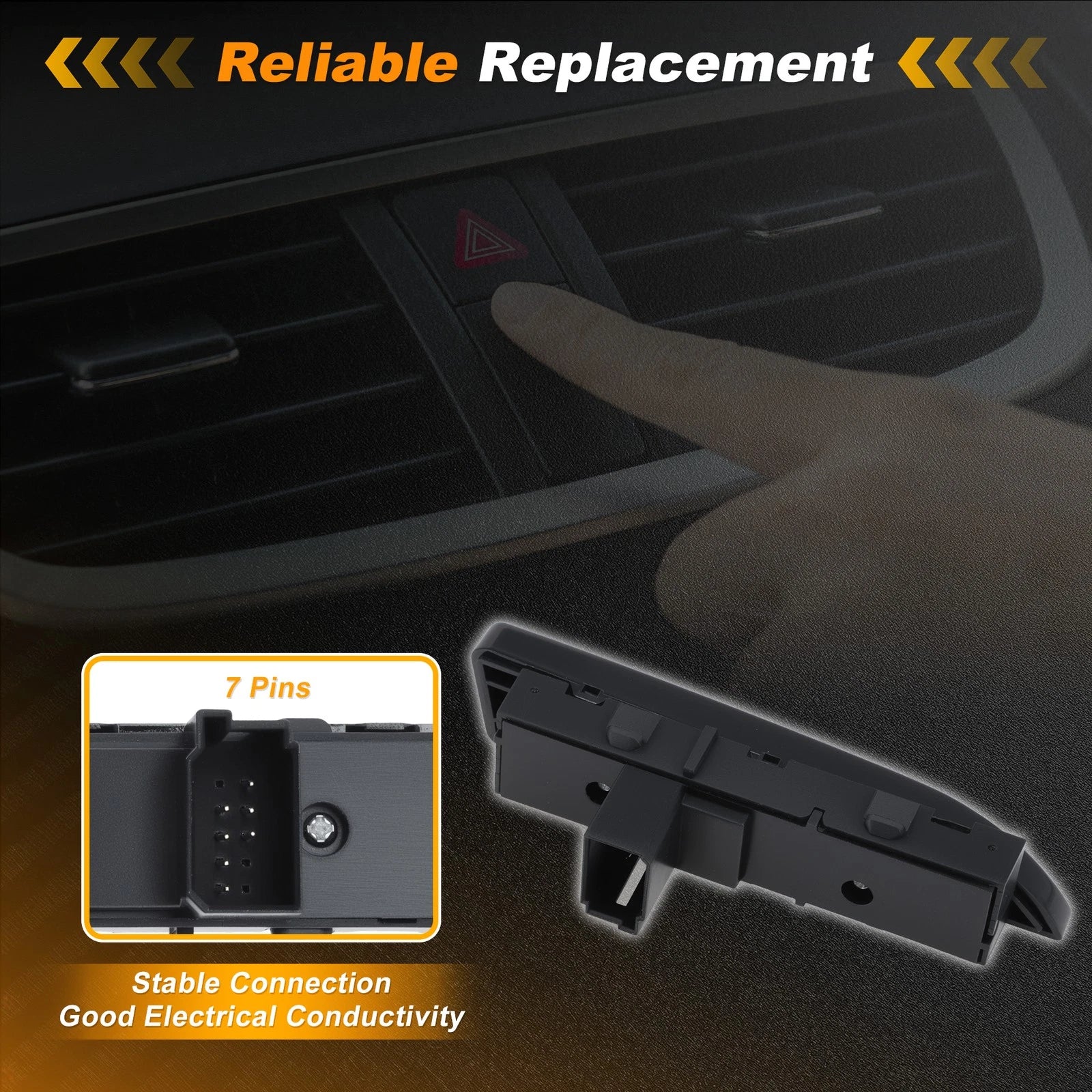 Hazard Warning Emergency Light Switch 84144313 for Cadillac XTS (2013–2019)