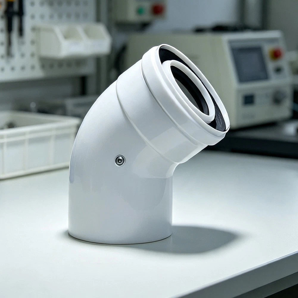 45 Degree PP Plastic Stove Pipe Elbow for Multi Purpose Vent Installation