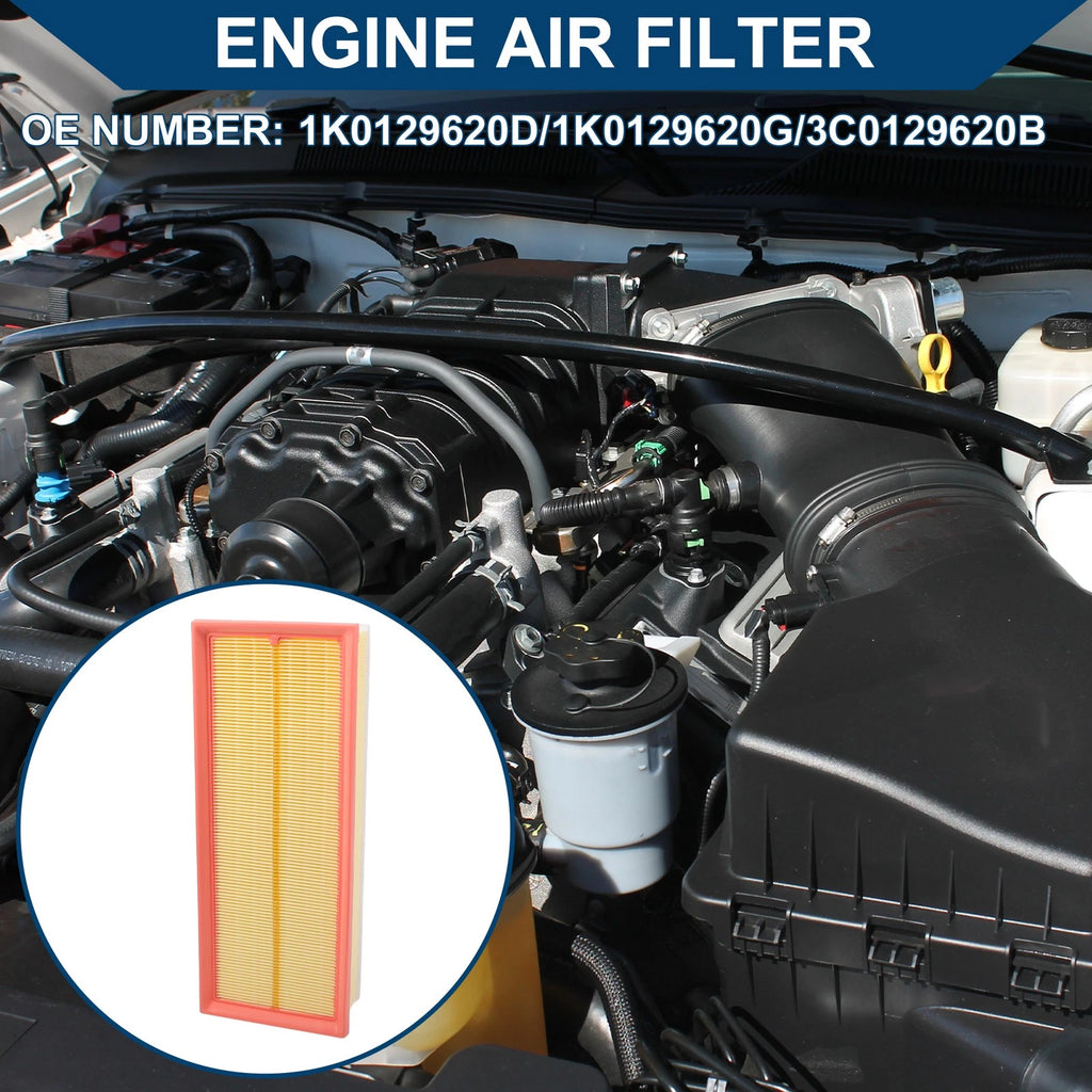 Engine Air Filter for Audi A3 2.0L (2009–2013) Replacement 1 Pc