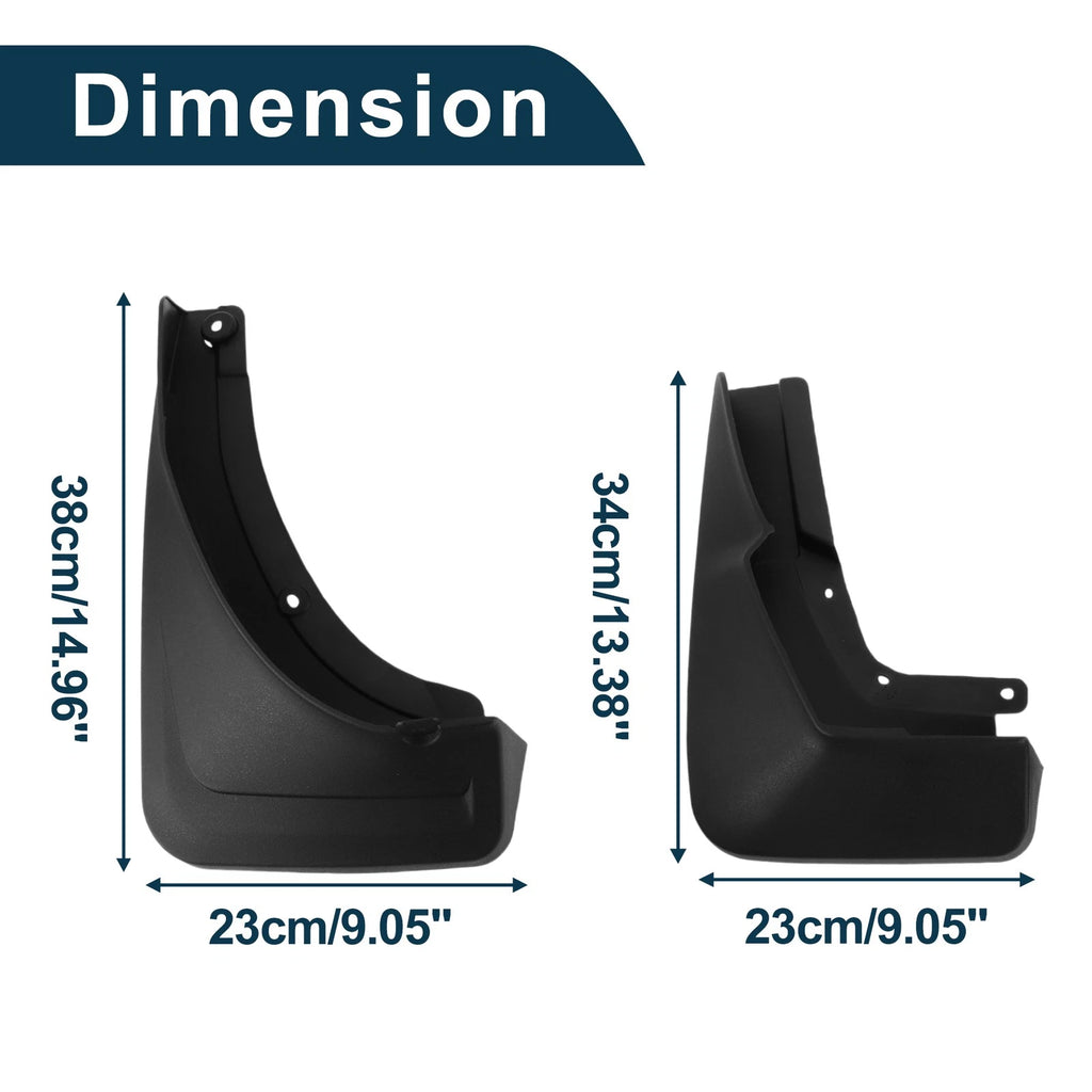 Mud Flaps Splash Guards Replacement for Mercedes-Benz GLS (2017–2024)