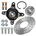 Front Wheel Hub w/Disc Rotor Bearing Kit for Polaris Ranger 500 570 EV (2017–2024)