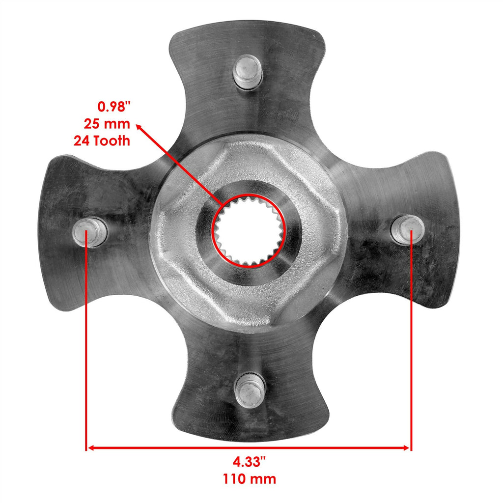 Rear Wheel Hub Replacement Left/Right for Honda Rancher TRX420FA5 (2015–2024)