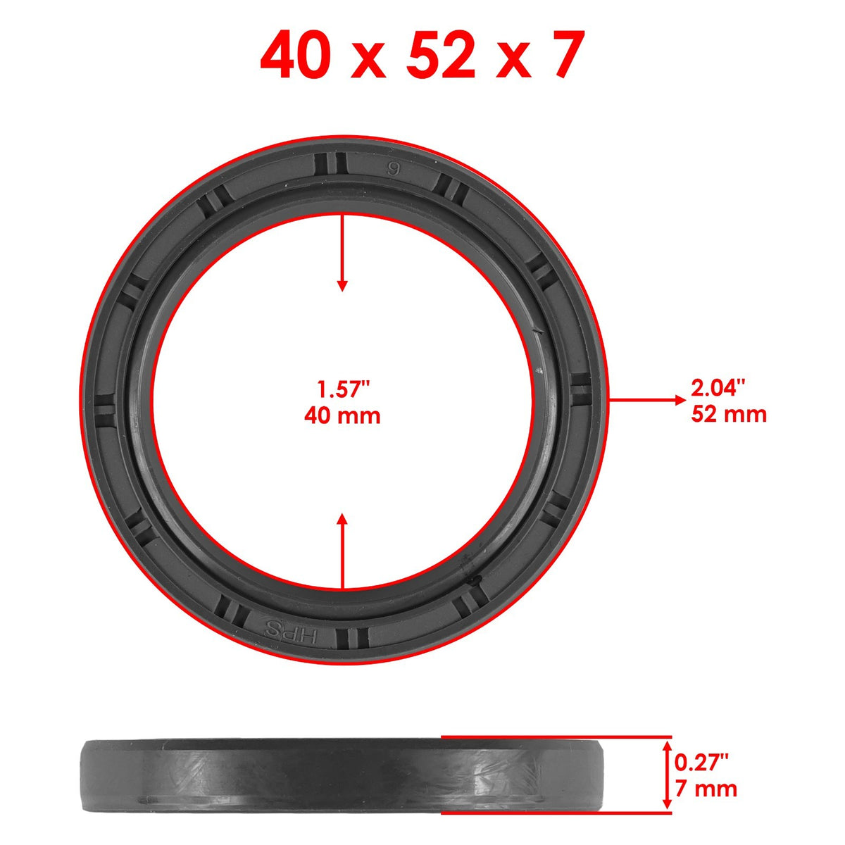 Caltric Rear Differential Seal and O Ring Replacement for Honda TRX420 (2009–2013)