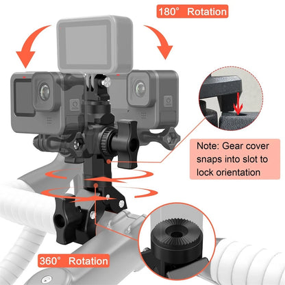 Camera Clamp Mount Holder for Bike Bicycle UTV Motorcycle Handlebar