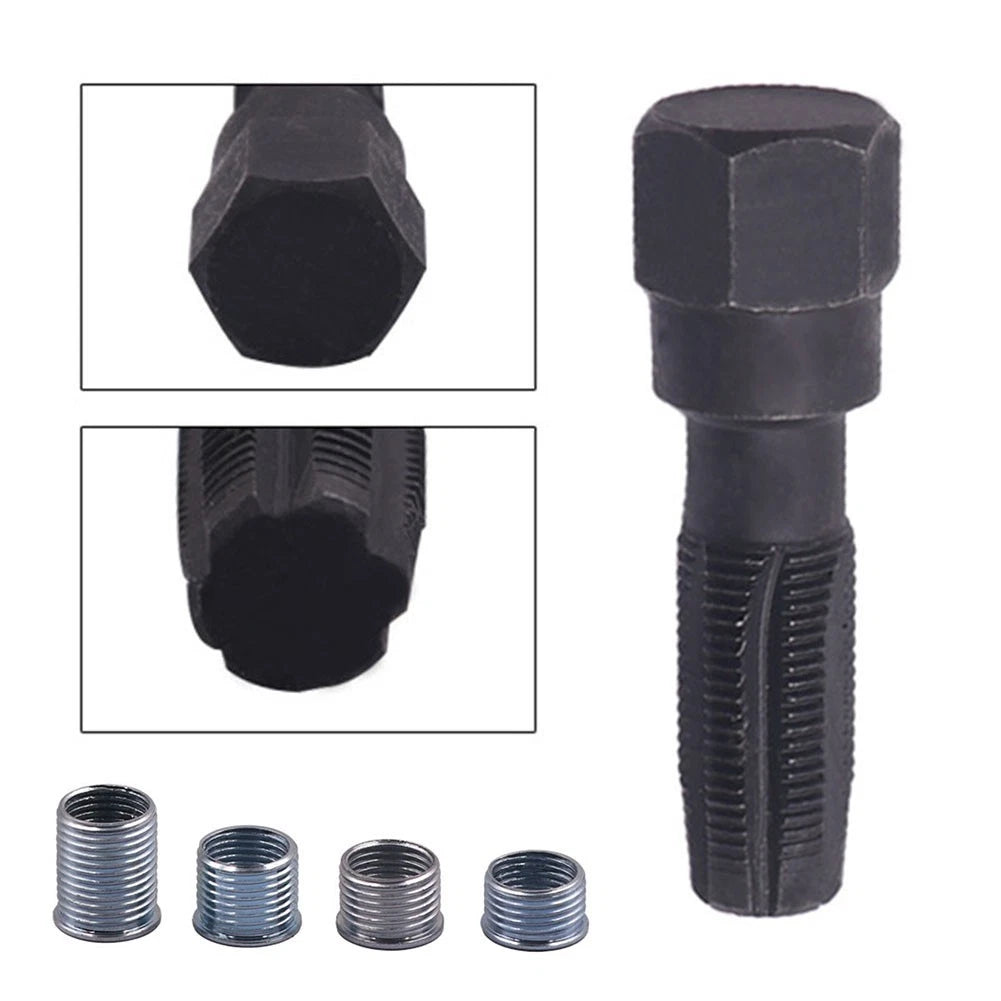5-Piece Reamer Tap Tool Thread Repair Kit for Vehicles