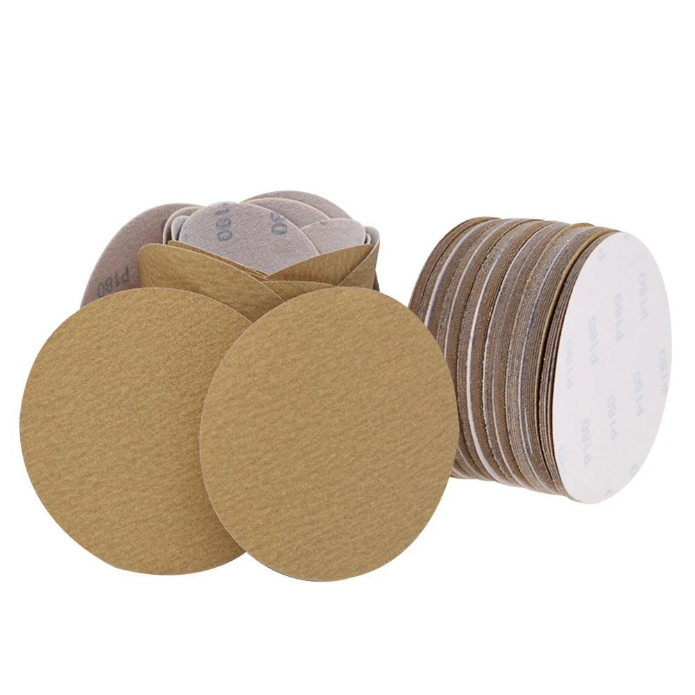100-Pack 6" Hook Loop Sanding Discs Grit 80-320 for Automotive Use