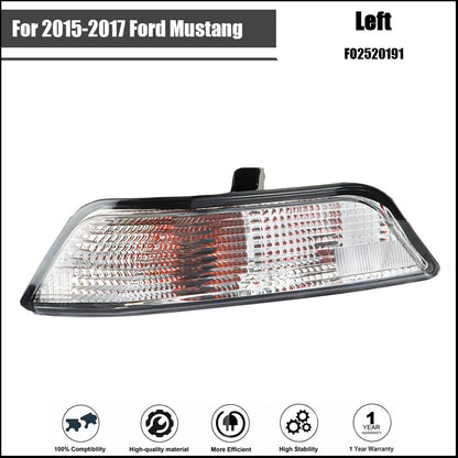 Park Turn Signal Side Marker Light Lamps for Ford Mustang (2015–2017)