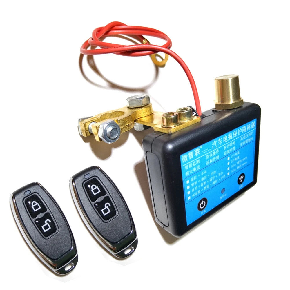 24V 350A Dual Remotes Battery Disconnect Switch Kit for Trucks