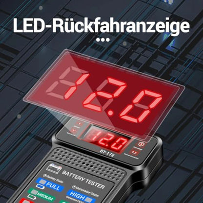 Digital Battery Tester 12 Volt with LCD Display for Vehicle Charging System