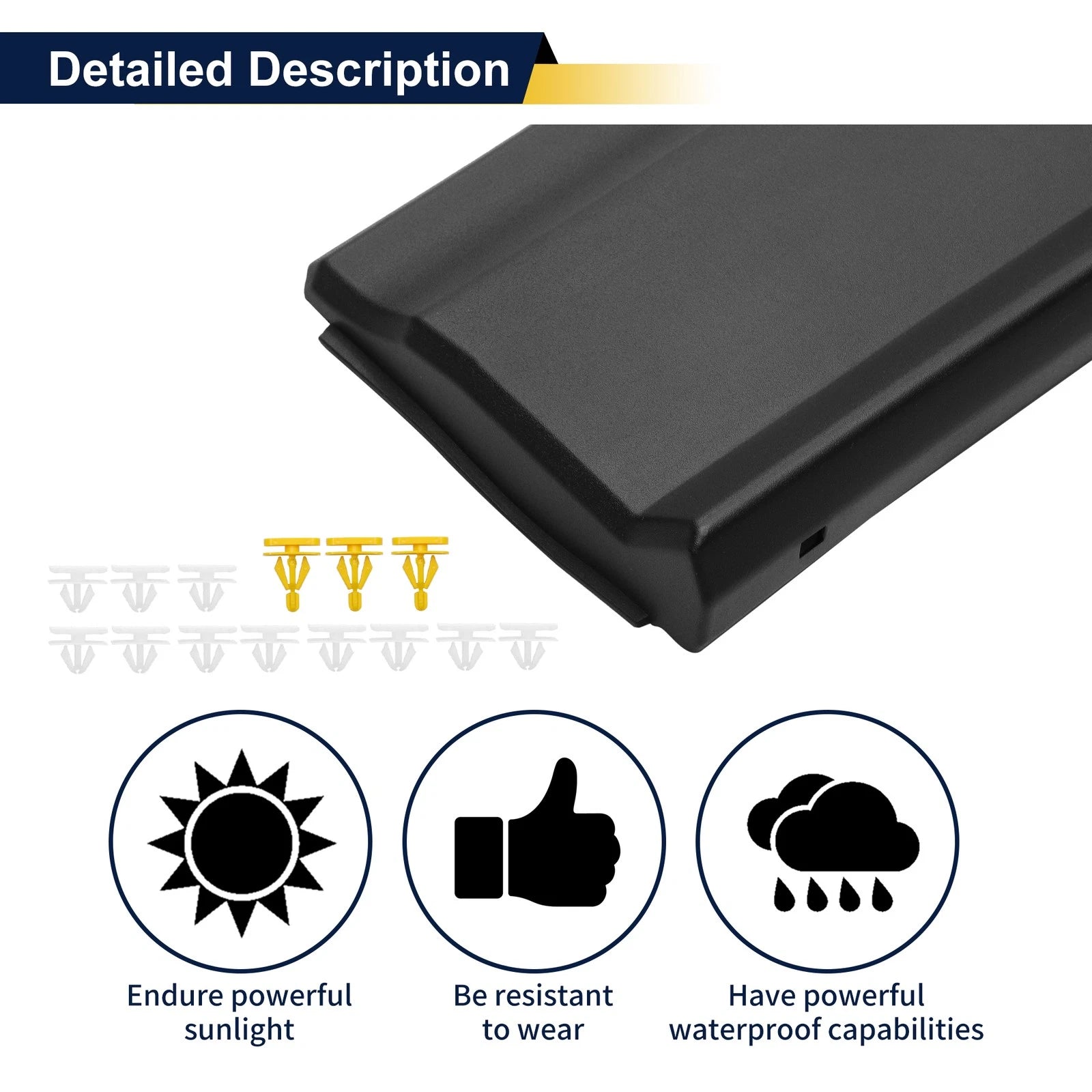 Lower Door Trim Garnish Replacement for Chevrolet Equinox (2018–2020)