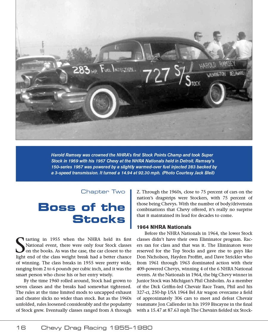 Chevy Drag Racing Book for Chevy (1955–1980)