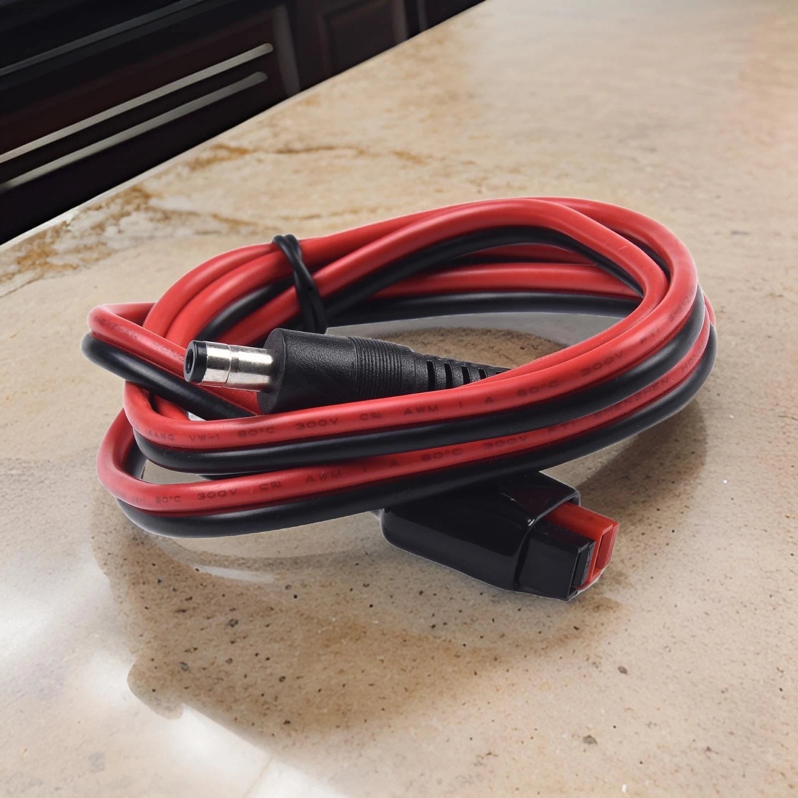 Solar Adapter Cable for 12V/24V Systems (Red/Black, PVC Insulation)