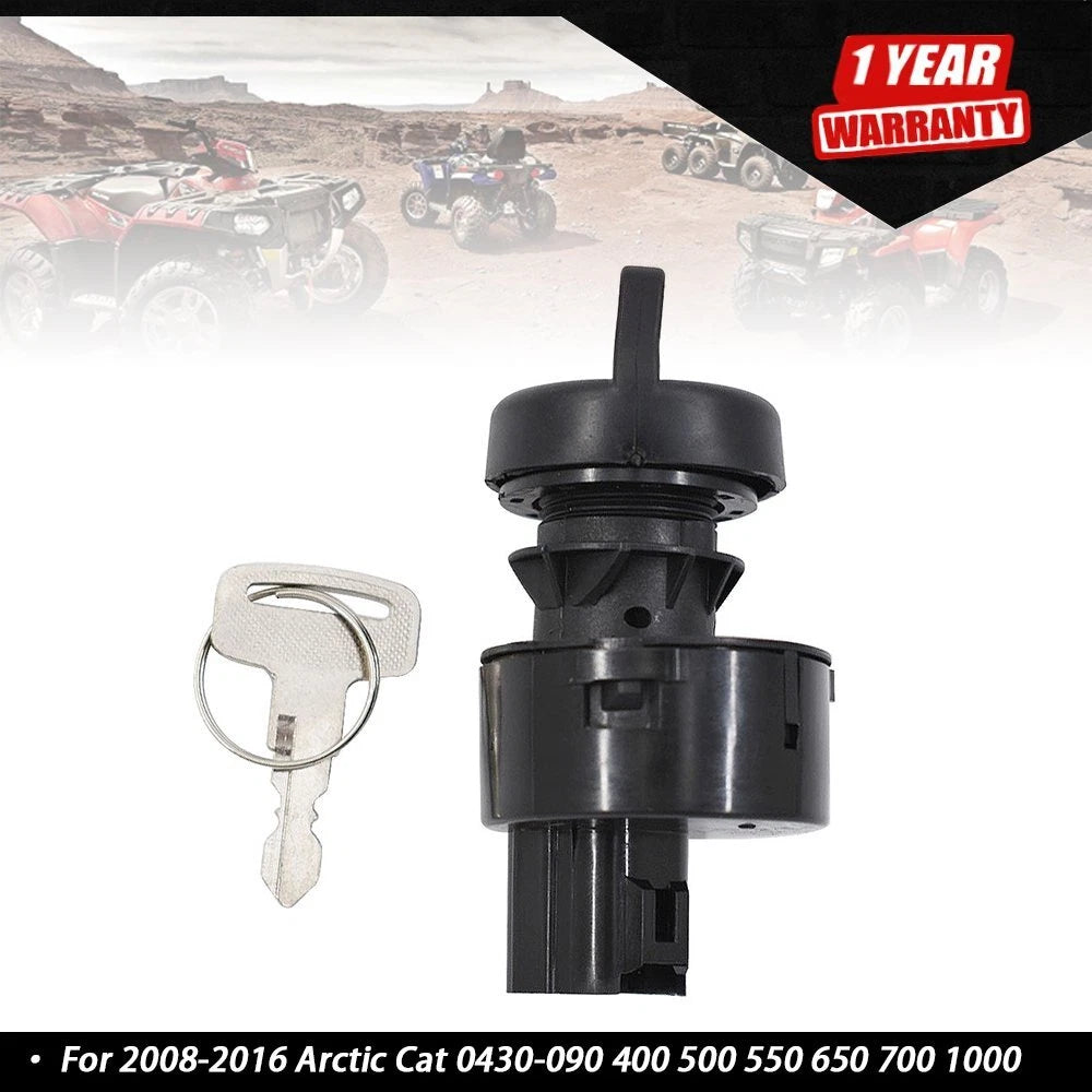 Ignition Key Switch for Arctic Cat 400 500 550 650 700 1000 (2008–2016) 0430-090