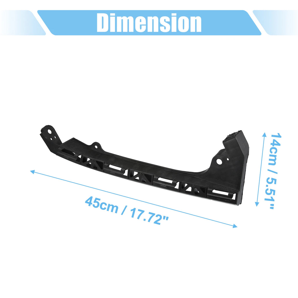2X Front Bumper Bracket 71140TK6A00 for Honda Fit (2009–2014)