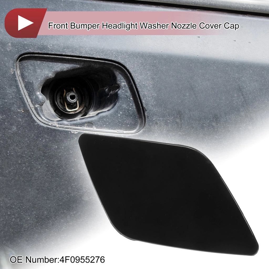 Front Right Washer Nozzle Cover Cap for Audi A6 (2005–2008) Black