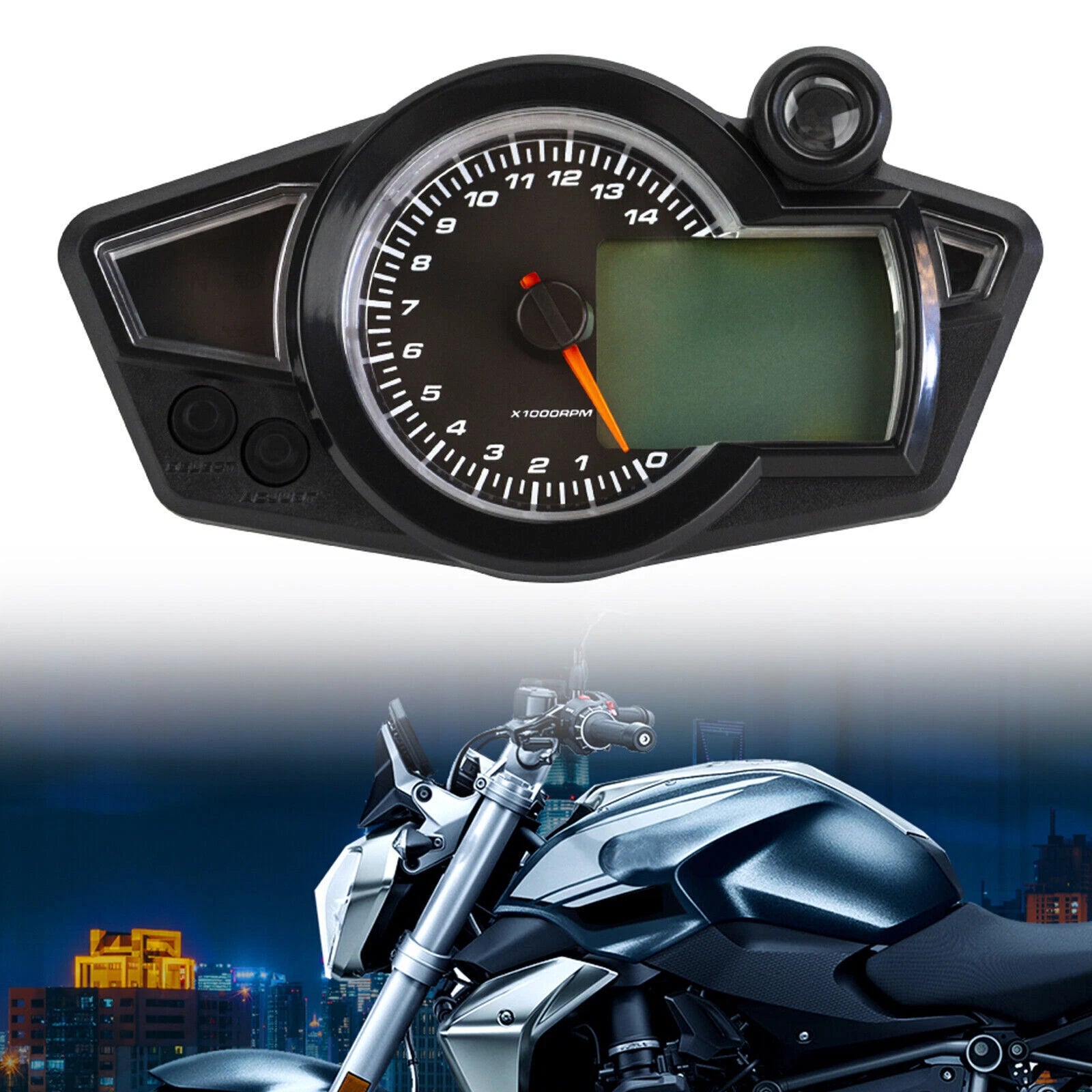 Digital Speedometer T9 for Universal Motorcycle (Universal Fit)