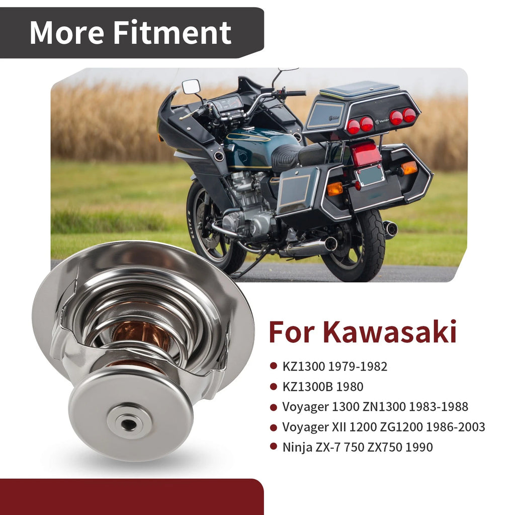 Thermostat 49054-1001 for Kawasaki Voyager 1300 ZN1300A (1983–1988) KZ1300 (1979–1982)