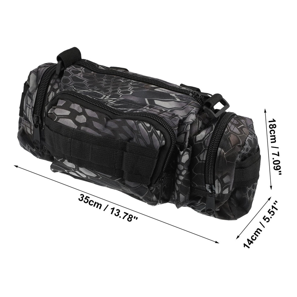 Front Bike Handlebar Bag 600D Oxford Waterproof for Universal Camouflage (—)