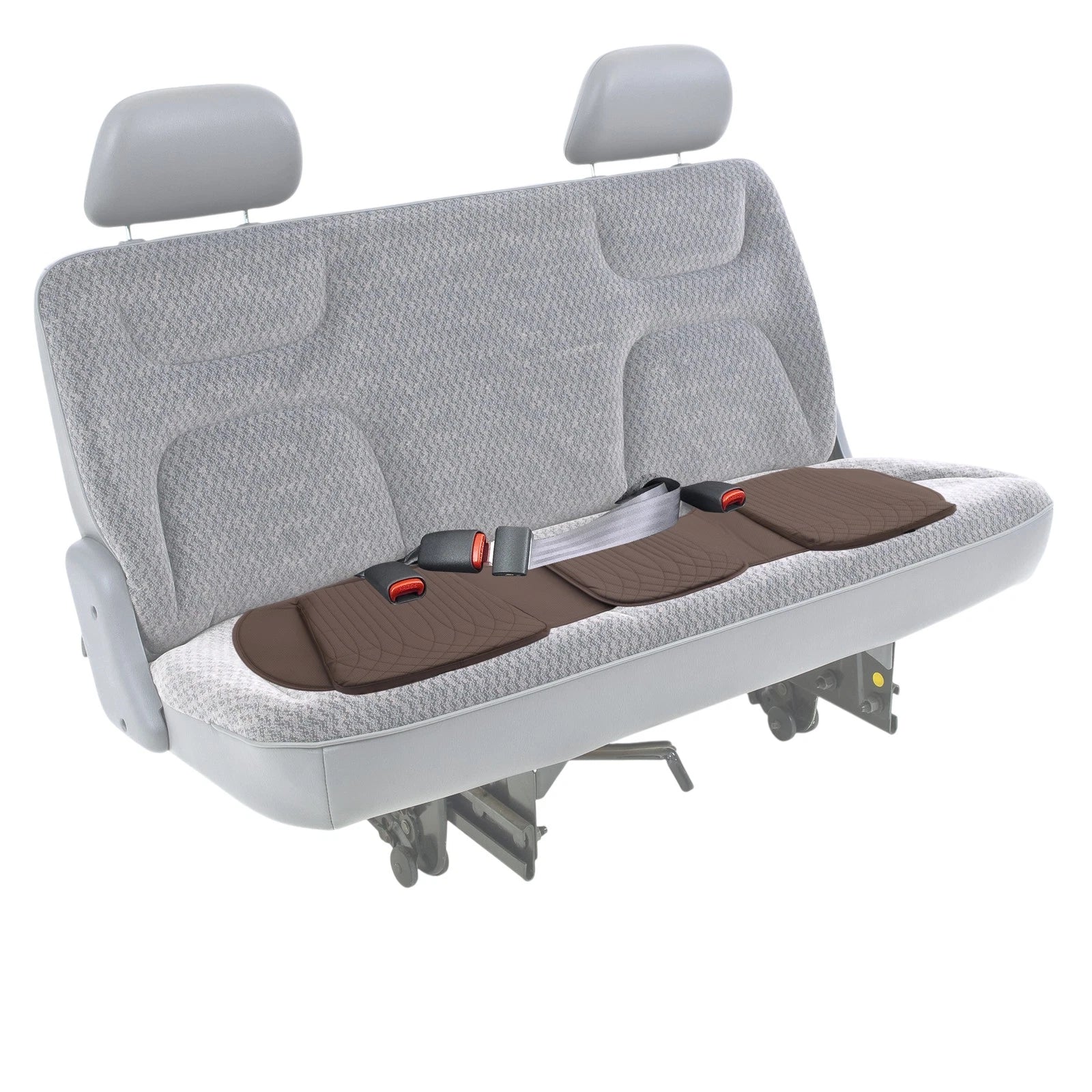 Brown Leather Back Seat Cover for